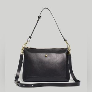 Madewell The Transport Shoulder Crossbody Bag Black
